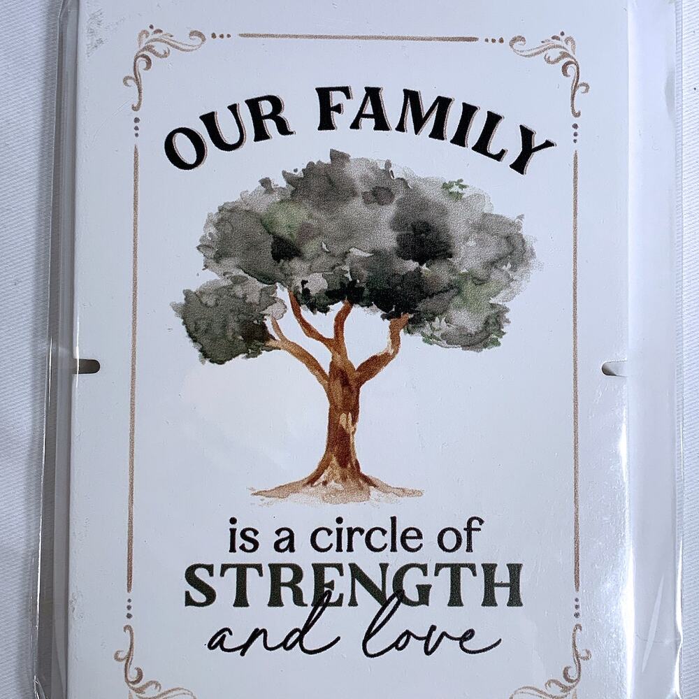 P Graham Dunn "Our Family Is a Circle" Story Board Linkable Stand-Up Decor New